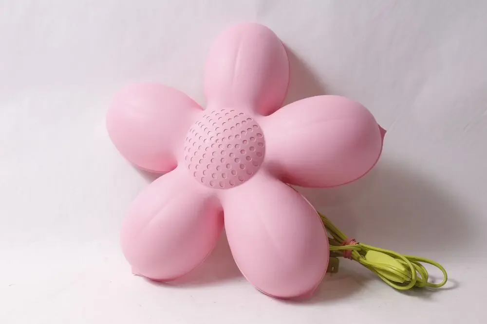 Vintage IKEA Smila Blomma Pink Flower Wall Lamp 13